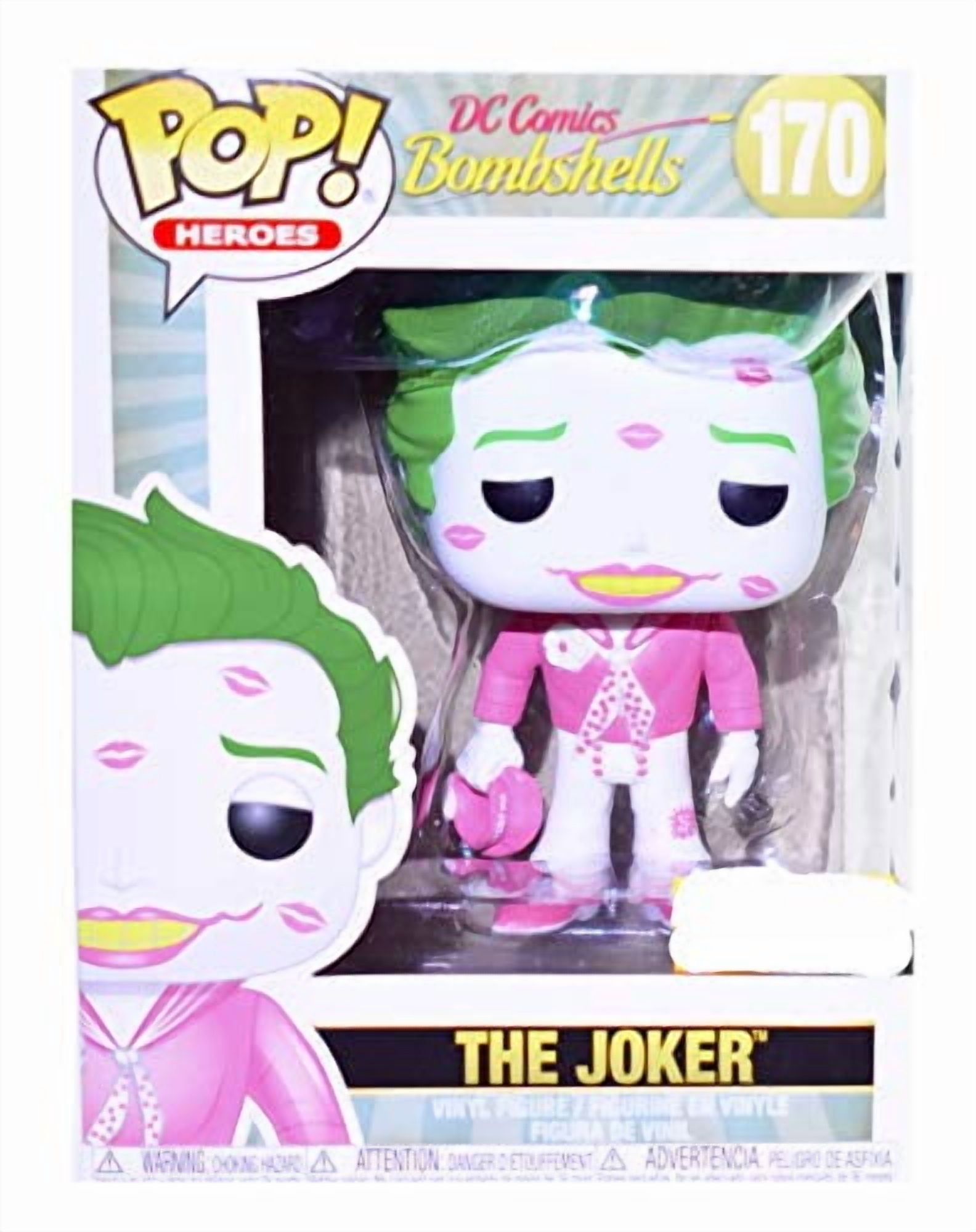Funko DC POP! Heroes The Joker with Kisses Vinyl Figure (Pink