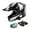 Black / White Firework, variant on TCMT DOT Dirt Bike Helmet for Kids with Goggles & Gloves, for Motocross Offroad Street Motorcycle, Youth S Size, Black Graffiti