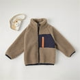 thumbnail image 3 of Aayomet Toddler Boys Winter Coat Boys Rain Jacket with Detachable Hood Lightweight Raincoats for Kids Windbreaker,Brown 2-3 Years, 3 of 4