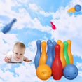 thumbnail image 4 of BJBSJSZ 12 Piece Toddler Bowling Game - Kids Bowling Set - Indoor Outdoor Lawn Bowling Kit for Children - Lightweight, Safe, Family Play Set - Ideal Toy for Preschoolers, Garden Games, Party Fun, 4 of 4