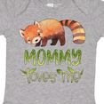 thumbnail image 4 of Inktastic Mommy Loves Me Cute Red Panda Boys or Girls Baby Bodysuit, 4 of 5