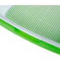 thumbnail image 4 of 5 Pack Seed Sprouter Trays, Happon Big Capacity Seed Germination Tray, Healthy Wheatgrass Seeds Grower with Lid for Growing, Bean Sprouts, Cat Grass, Wheat Grass, Mung Beans, 4 of 6