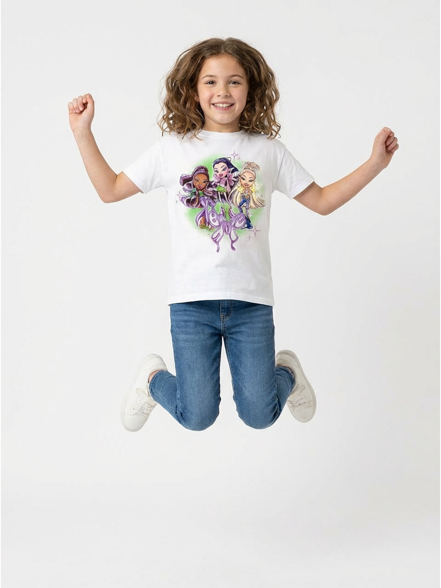 Bratz Girls Graphic Tee with Short Sleeves, Sizes 4-16