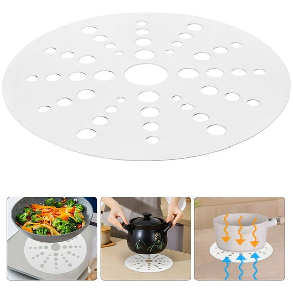 PTOOTP Induction Converter Plate Heat Diffuser Accessory Home Cooks 1Set