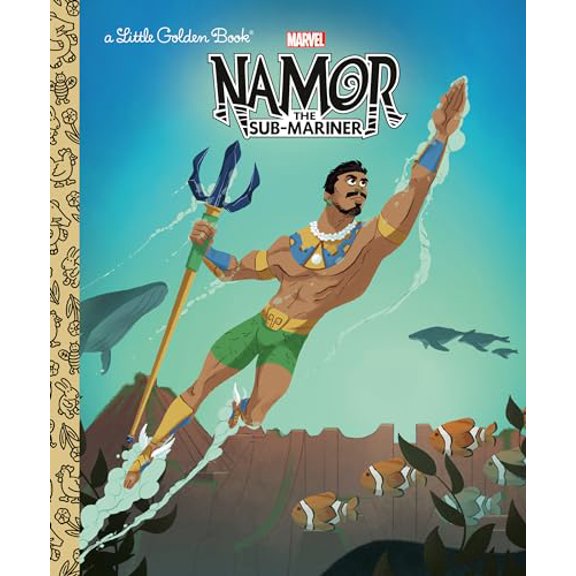 Pre-Owned Namor the Sub-Mariner Little Golden Book (Marvel) (Hardcover) 0593648021 9780593648025