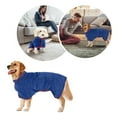 thumbnail image 5 of CICRKHB Dog Clothes Dog Cat Super Fast Drying Bath Towel Easy to Apply Towel Used to Dry Your Pet After A Bath or Swim Pet Supplies Blue, 5 of 8