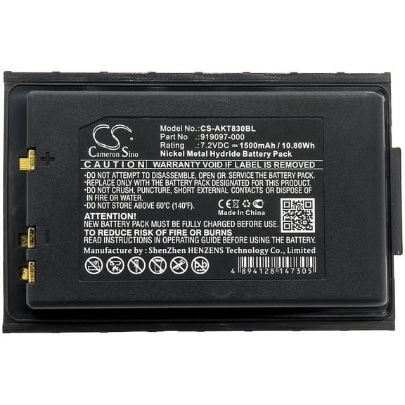 1500mAh Akerstroms 919097-000 Battery for T-Rx 100J display