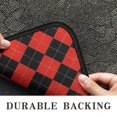 thumbnail image 6 of Red Black Checkerboard Checkered Pattern Door Rugs,Washable Non Slip Door Mats Indoor,Decorative Door Mats,Entry Mat Indoor for Entrance,Bedroom,Kitchen,Bathroom,30"x17", 6 of 6