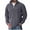 Dark Gray, variant on Men's 1/4 Zip Fleece Pullover Long Sleeve Stand Collar Fuzzy Sweater Sweatshirts with Pockets Solid Outerwear (XL, Navy)