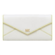 Michael Kors Optic White Money Pieces Large Slim Envelope Trifold