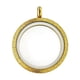 thumbnail image 1 of Collar con colgante de caja de cinabrio con forma de caja de fase de vidrio redonda de acero inoxidable para hombres y mujeres, disponible en varios tamaños universales, 1 of 4