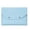 Sky Blue, variant on Mahjong Card Storage Case Dark Blue Envelope Style Card Holder Durable Material Travel Mahjong Accessory Pouch Portable Game Card Organizer Snap Button Closure Wallet for Club