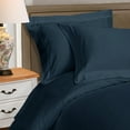 thumbnail image 5 of Superior Egyptian Cotton 1000 TC&nbsp;Navy Blue Duvet Set, King/ California King, 5 of 6