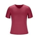 thumbnail image 3 of Blusas y camisas de manga corta con cuello en V para hombre, blusas casuales de verano a la moda de color liso con cuello en V y manga corta para hombre., 3 of 7