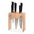 thumbnail image 1 of Mercer Culinary M19105 6 Piece Knife Set w/ Rubberwood Glass Block, 1 of 1