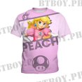 thumbnail image 1 of Camiseta Super Princess Peach-MARIO Niñas Impresión De Moda Lindo Rosa 3-14 Años Camisa De Niño Verano Manga Corta Cuello Redondo Top Fiesta Cumpleaños, 1 of 3
