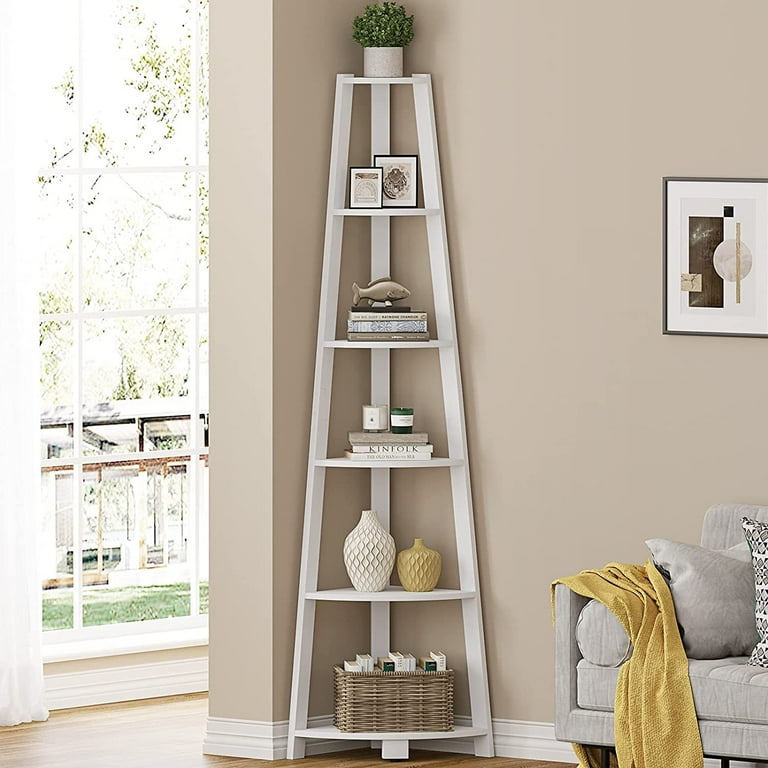 Ladder shelf 2024 in corner