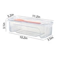 thumbnail image 3 of Dvkptbk Spaghetti Storage Box, Transparent Cooking Box with Spoon, Microwavable, Kitchen Pasta Storage Box for Refrigerator Organization, 3 of 8
