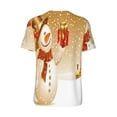 thumbnail image 2 of Daiia Christmas Snowman Gift Mens Baseball Jersey Button Down Shirts Short Sleeve Sports Uniforms-4X-Large, 2 of 9