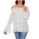 thumbnail image 1 of Camiseta de manga larga con hombros descubiertos para mujer a la moda, blusa ahuecada con estampado de otoño Fridja czfsfas3838, 1 of 1