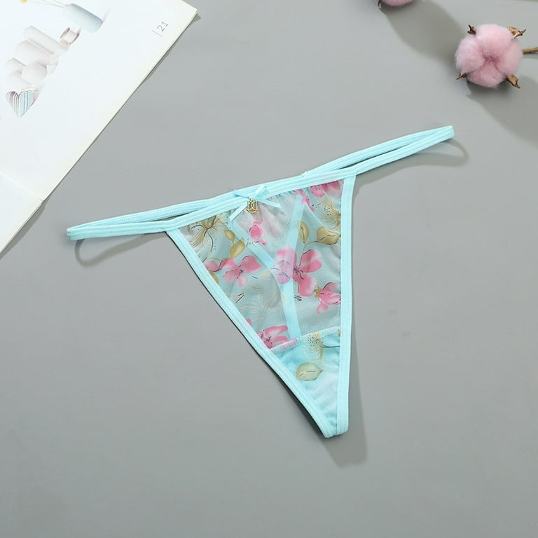 YiHWEI Female Short Plus Size Lingerie Valentines Day Women Panties Lace  Underwear for Women Stretch Hipster String See Through Low Rise Ladies  Briefs