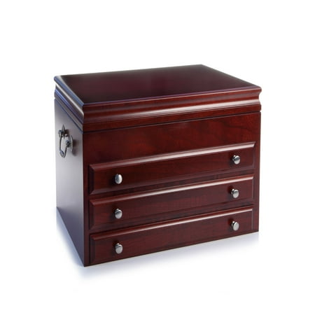Majestic Wooden Jewelry Chest