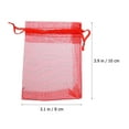 thumbnail image 4 of KAKOWELY 100 bolsas de organza con cordón para joyería, dulces y dulces (color aleatorio), 4 of 4