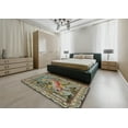 thumbnail image 5 of Ahgly Company Machine Washable Indoor Square Transitional Milk Chocolate Brown Area Rugs, 5' Square, 5 of 7
