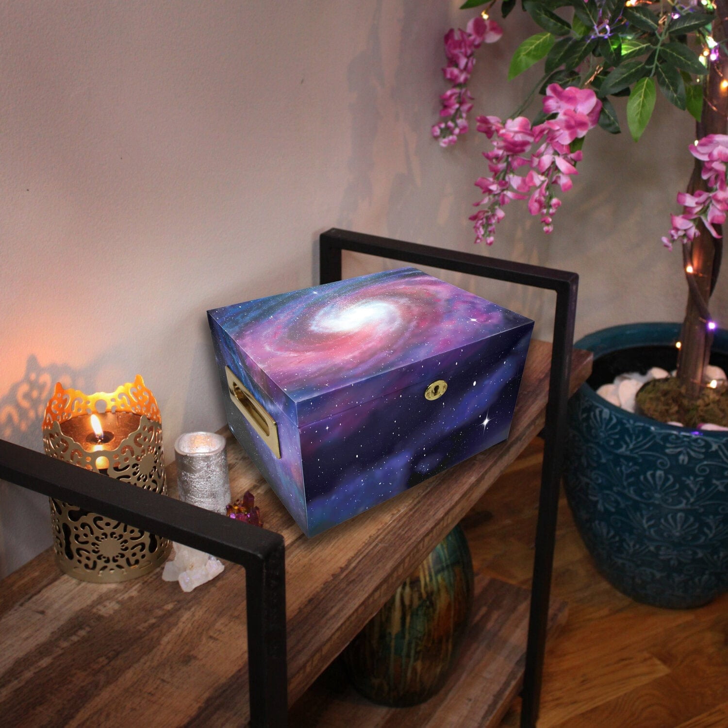 Celestial Galaxy Memorial Collection Chest Cremation Urns for Human Ashes Adult Urns for Cremation Ashes Urns for Adult Cremation Ashes Urns for Ashes Cremation Urns for Human Ashes Full Size