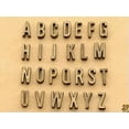 thumbnail image 6 of U8MO Craft DIY Alphabet Letter "A-Z" Slide Charm Beads Fit 7mm Slider Wristbands-26pcs Bronze Tone "A-Z" Letter, 6 of 9
