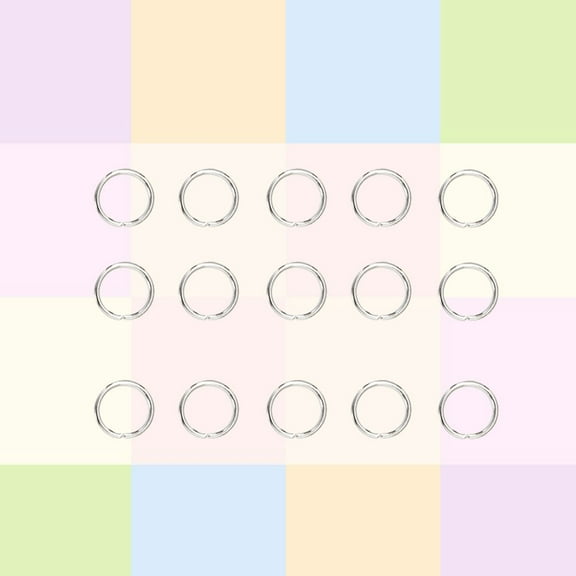 SWETRACE 200Pcs Small Jump Rings Metal Rings for Craft Diy Projects Jewelry Making Rings Silver 0.7 x 0.5Cm