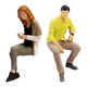 thumbnail image 1 of Resina Escena en miniatura Personas Figura de acción Baoblaze, 1 of 8