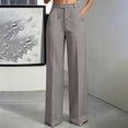 thumbnail image 2 of Jerdar Womens Dress Pants Pull On Wide Leg Stretchy Work Pants Women Business Casual Outfits Slacks for Women Trousers L, 2 of 6