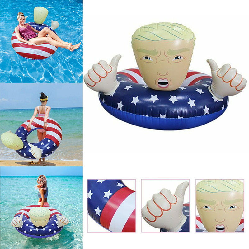 40cm Donald Trump Float Fun Inflatable Swimming Floats For Pool Party Gag GXUI 