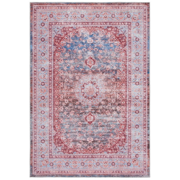 SAFAVIEH Serapi Collection SEP550K Light Blue / Red Rug