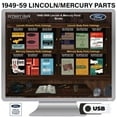 thumbnail image 3 of Detroit Iron OEM 1949-1959 Lincoln / Mercury Parts Manuals (Only) Kit on USB, 3 of 3