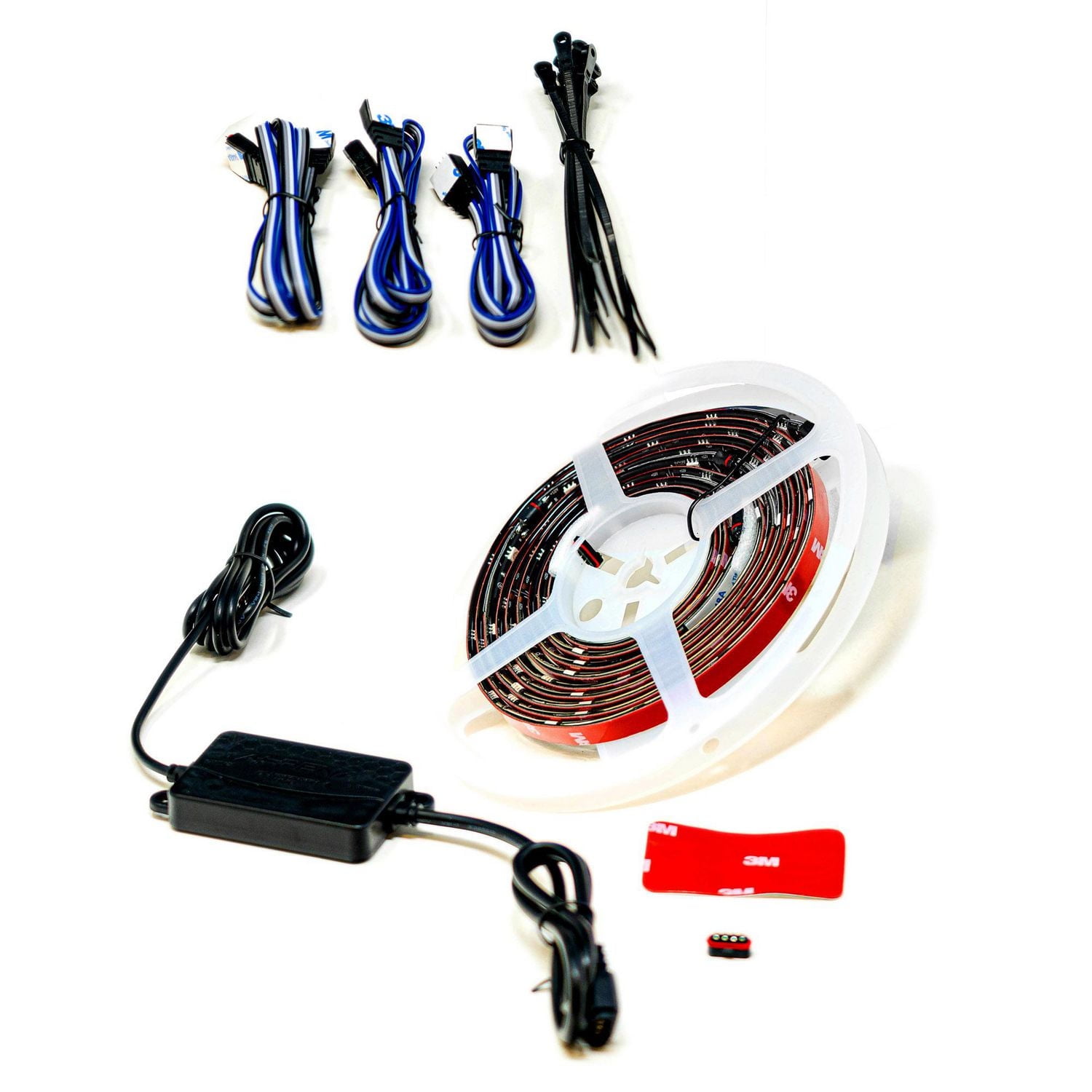 DELCommande - Extérieur Kit de bande LED couleur personnalisée complète