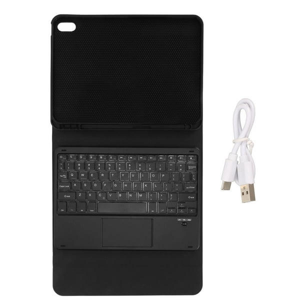 Funda para tableta con teclado magnético, soporte para lápiz y panel táctil para iOS de 10,9 pulgadas (generación 2022), 10.ª generación, funda con teclado inteligente profesional, color negro
