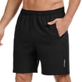 thumbnail image 2 of Men's UPF 50+ 7" Inseam Hiking Shorts with 3 Zipper Pockets Water Resistant Quick Dry Lightweight for Outdoor Fishing, 2 of 8