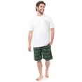 thumbnail image 2 of Fruit of the Loom Men's Pajama Sleep Short Sleeve Graphic T-Shirt and Short Set, Sizes S-XL, 2 of 15
