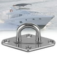 thumbnail image 5 of Marine Grade 304 Stainless Steel Diamond Pad Eye Plate for Boats/Yachts, 6mm Thick, Heavy Duty Boat Accessory, 5 of 8
