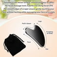 thumbnail image 4 of Stainless Steel Gua Sha Facial Tools Guasha for Face Metal Gua Sha Tighten Skin Massage Guasha Beauty Tool for Body Eyes Neck Massager with Travel Pouch Skin Care Gifts (Black), 4 of 13
