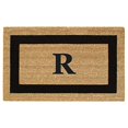thumbnail image 2 of Nedia Home Monogrammed R Superscraper Single Picture Frame, 20" x 36", Black, 2 of 9