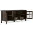thumbnail image 5 of Trent Home Wood 60" Transitional TV Media Stand in Brunette Brown, 5 of 11