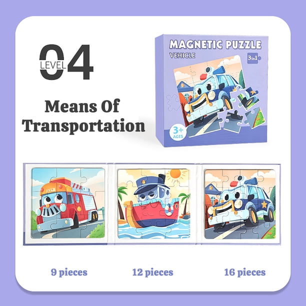Rompecabezas magnético avanzado para niños de 3 a 6 años con Puzzle Thinking Toys the Puzzle