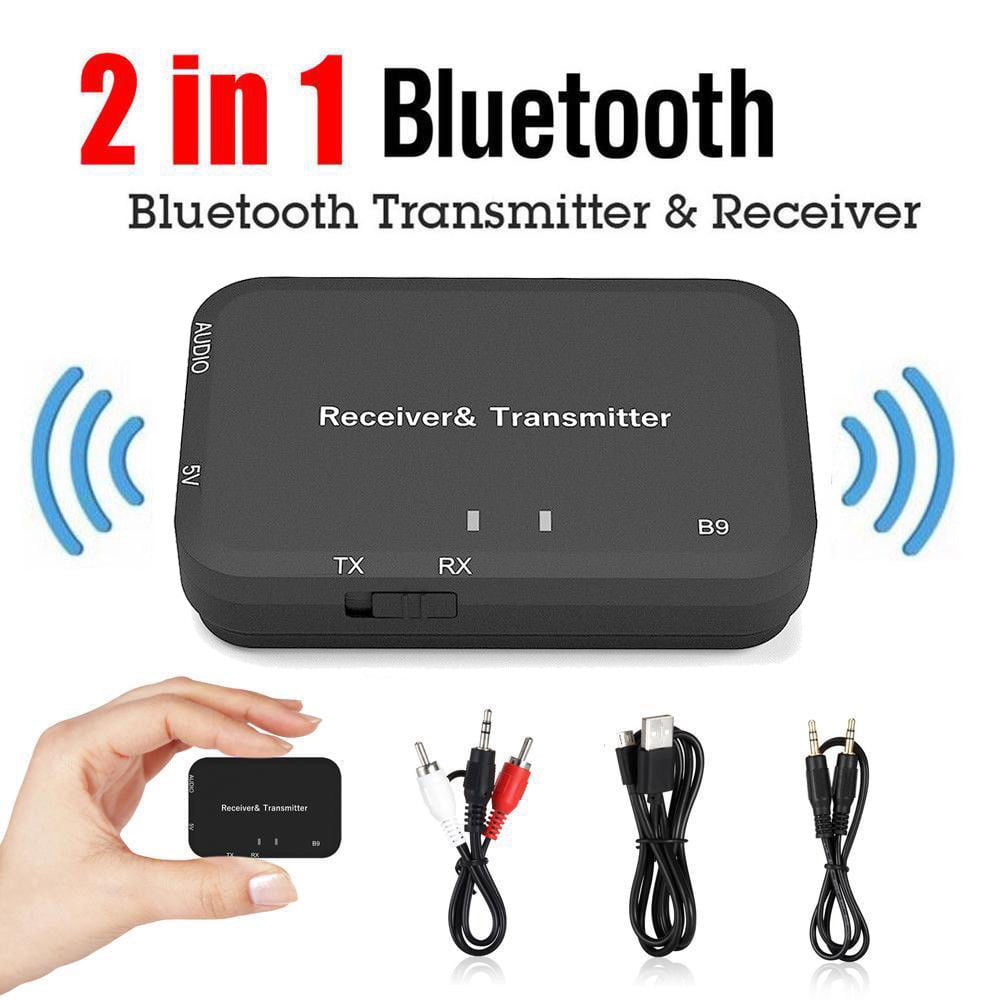 Bluetooth V4 Transmitter & Receiver Wireless A2DP Audio 3.5mm Jack Aux Adapter 