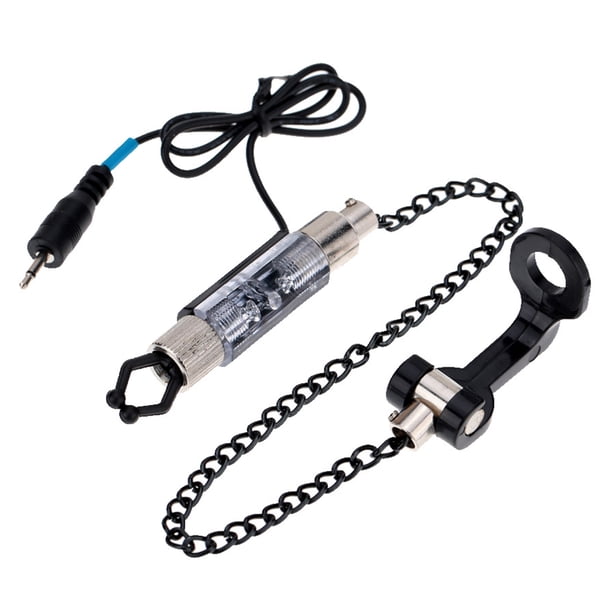 Mundano Plancha mordida cadena suspensión Swinger LED luminoso indicador de alarma de pesca Maboto Mundano