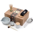 thumbnail image 1 of Juego de té matcha Artcome japonés de 9 piezas con tazón, batidor y más, 1 of 8