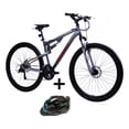 thumbnail image 1 of Combo Bicicleta Benotto Blackcomb R29 con Casco Negro/Azul gris, 1 of 6