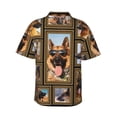 thumbnail image 3 of German Shepherd Dog Hawaiian Shirts For Men, Summer Short-Sleeve Relaxed-Fit Button-Down Shirts Xx-Large, 3 of 9